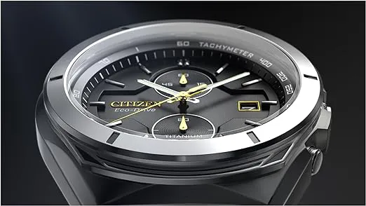 Citizen Men Sport Luxury Watch in Super Titanium