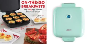 DASH Sous Vide Style Family Size Egg Bite Maker for Breakfast Bites