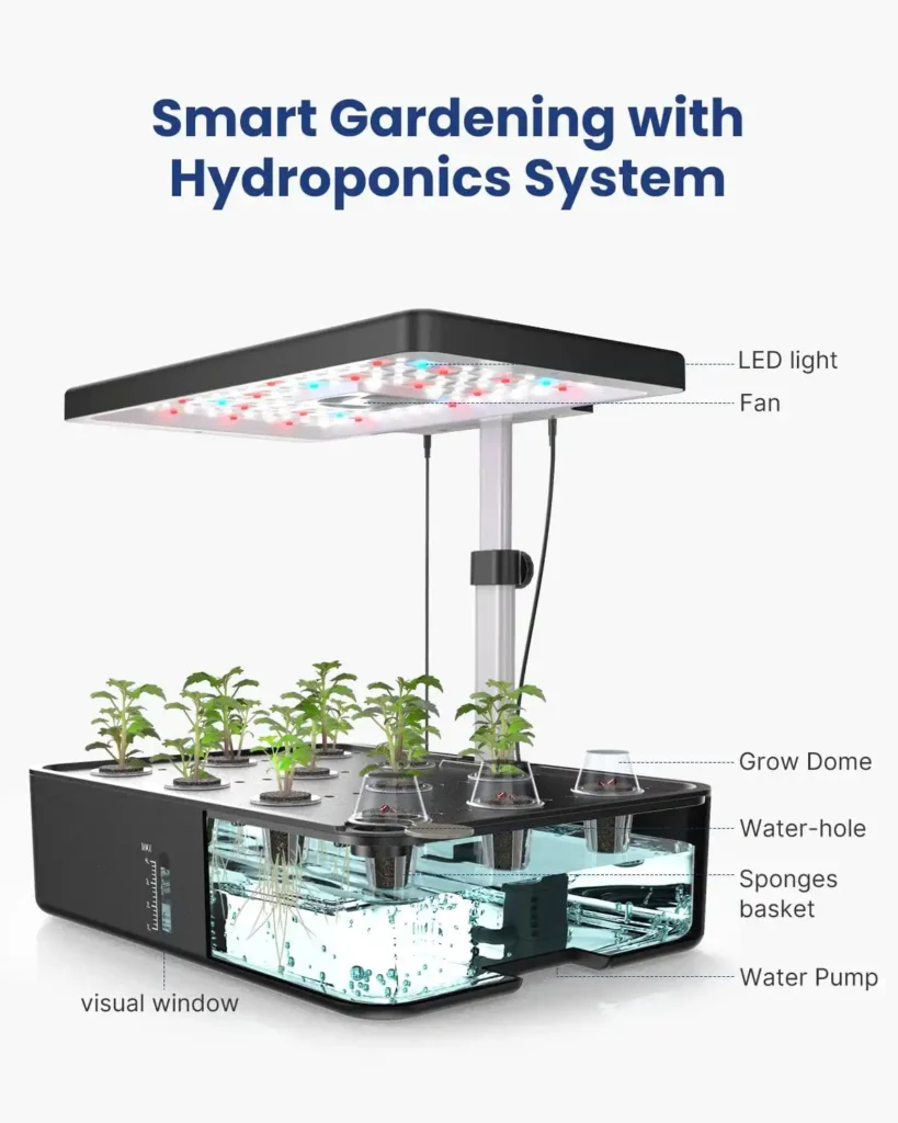 Transform Your Indoor Gardening with the Id00 Hydroponics Growing System Kit