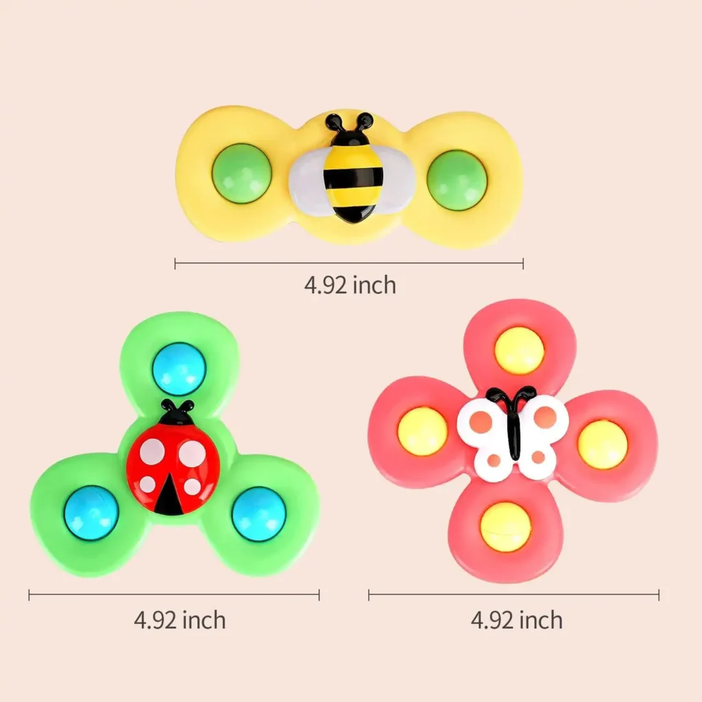 Engaging Play: The Benefits of Alasou Suction Cup Spinner Toys for Toddlers