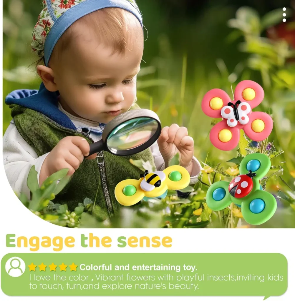 Engaging Play: The Benefits of Alasou Suction Cup Spinner Toys for Toddlers