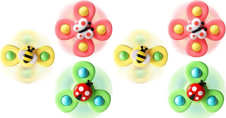 Engaging Play: The Benefits of Alasou Suction Cup Spinner Toys for Toddlers