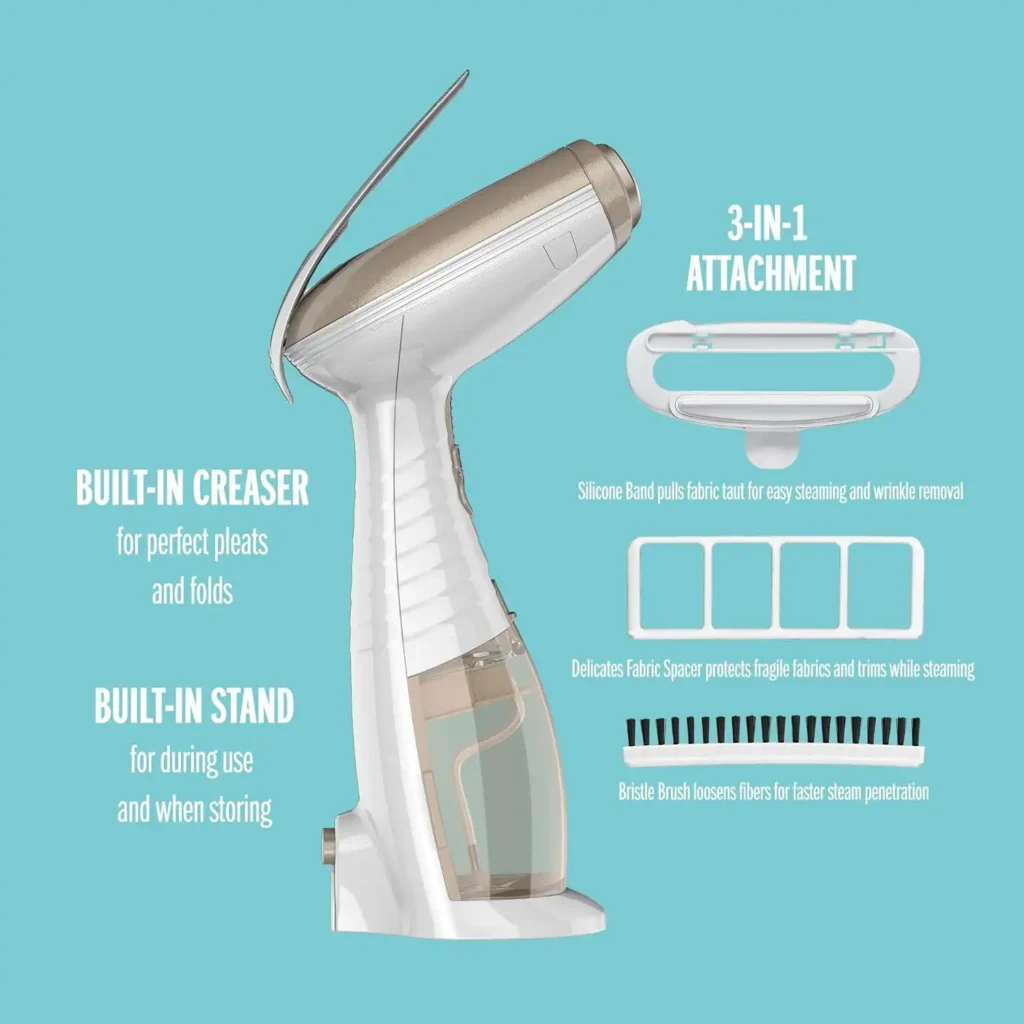 Revitalize Your Wardrobe with the Conair Handheld Garment Steamer